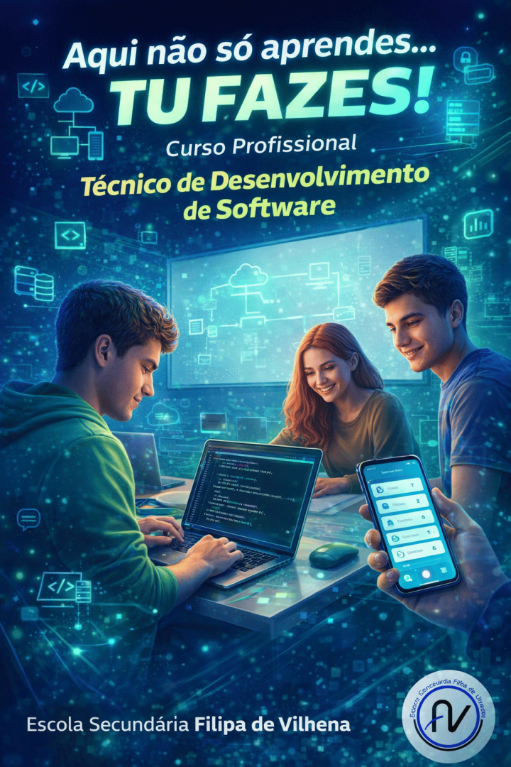 Curso Profissional de Técnico de Desenvolvimento de Software - Inscrições abertas